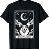 Tarot Card Vintage Crescent Moon Corgi Dog Mom T-Shirt