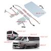 HIACE LED Room Lamp for Toyota Hiace 200 Series Generation Super White Interior Specially Super Fun Genuine 220-unit 8-piece 4th/5th GL, 6000K, Light,