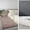 Non Slip Bedside Rugs Imitation Wool Long Hair Carpet Fluffy Shaggy Bedroom Mats  Home Decor