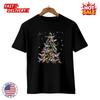 Funny Hummingbird Christmas Tree Inspired Shirt Bird Lover Merry Xmas Tee Unisex
