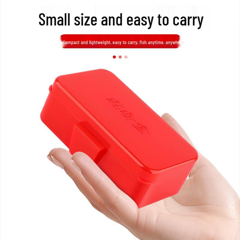 4th Gen Magnetic Fishing Bait Box: Triple Compartment for Sticky and Powder Baits