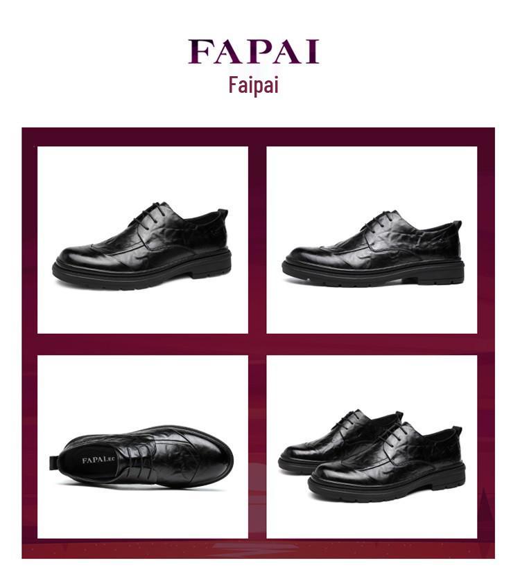 Men's High-End British Style Leather Derby Shoes: Formal, Soft-Sole Wedding & Business Footwear