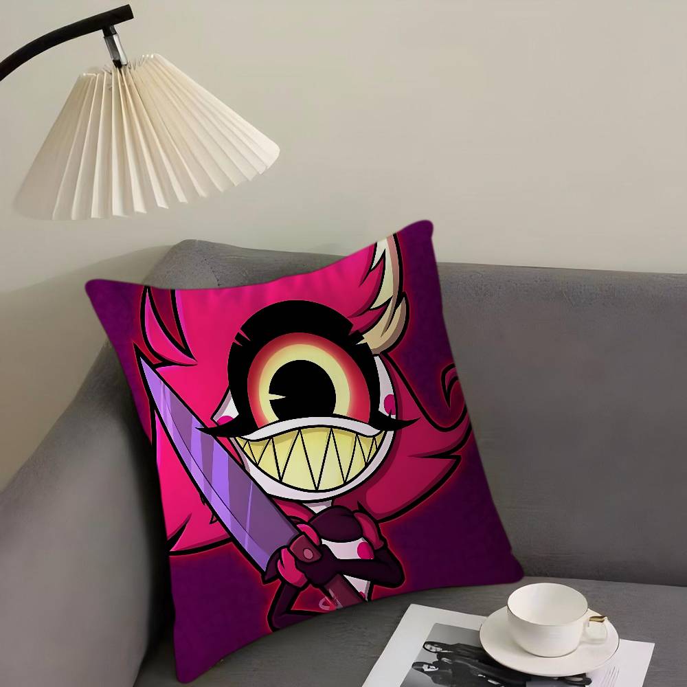 Hazbin Hotel Spersonalizowana Poszewka na Poduszkę Dekoracja Dzikiej Imprezy do Sypialni Dziecięcej Poszewka na Poduszkę Prezent na Dziecięce Urodziny, Baby Shower