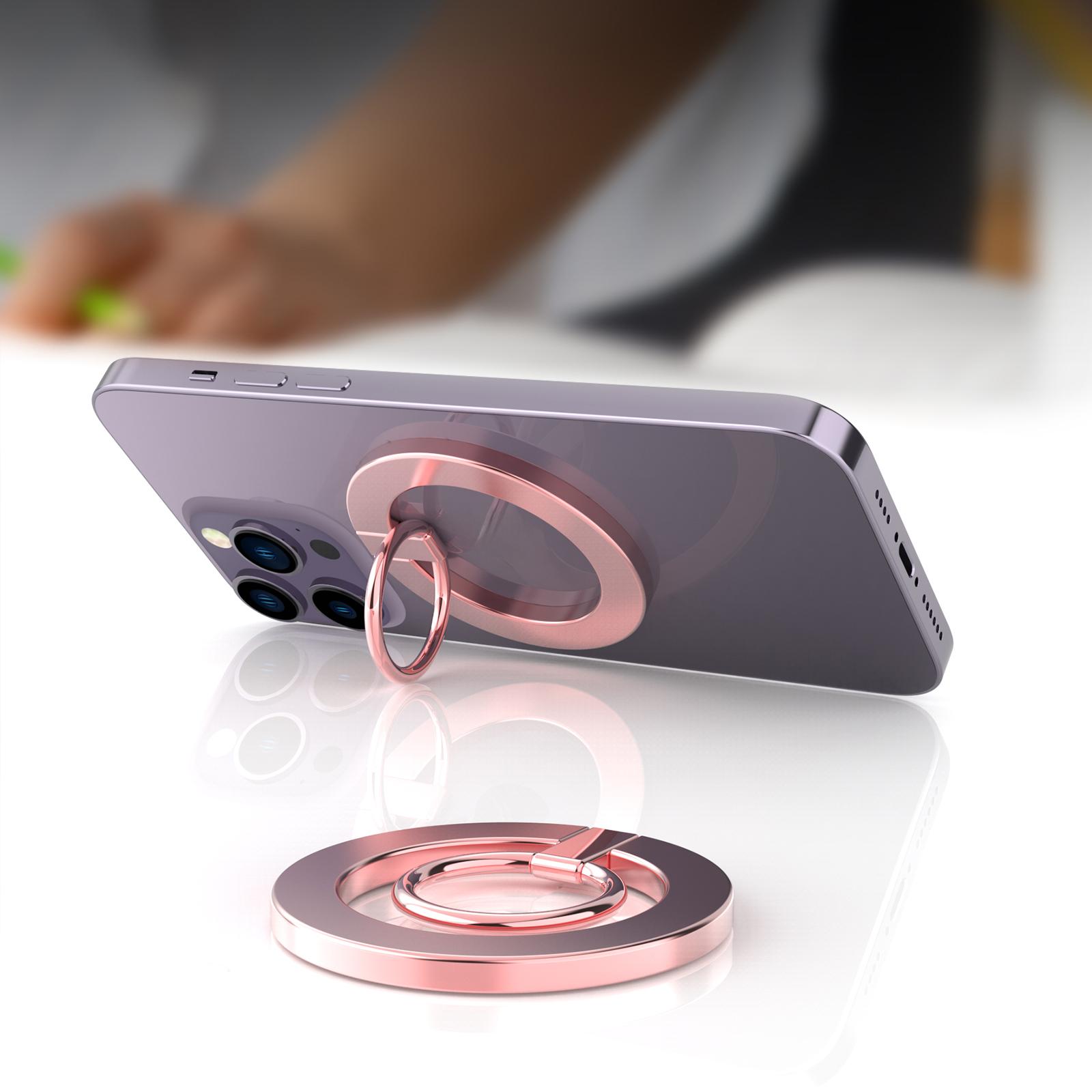 

A675 Magnetic Phone Ring Holder for Cell Phone Grip Stand Finger Ring Kickstand Black