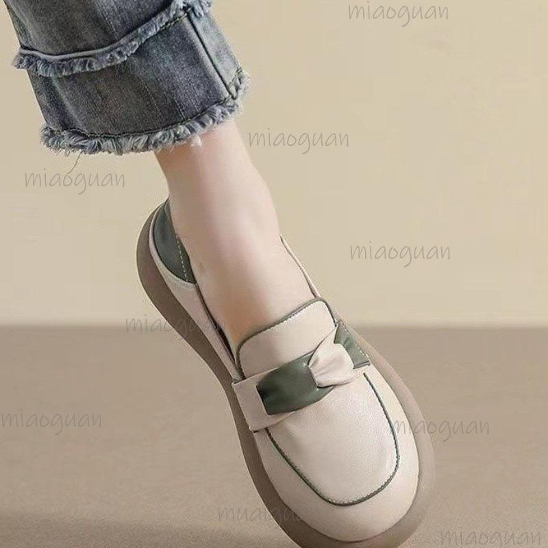 Fashion Round Toe Women's Flat Shoes Casual Korean Style Ladies Footwear Soft Sole Slip On Loafers Size35 40 Mocasines Mujer Sandalias