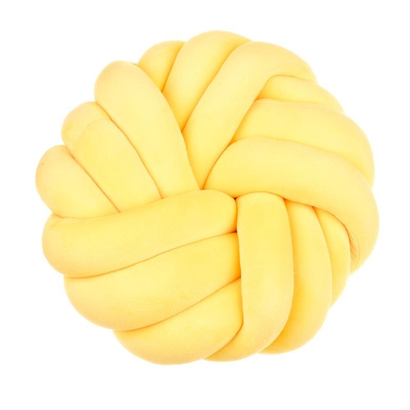 Round Handmade Knot Pillow Cushion Art Home Decor Pillows for Bed Pillows DIY Throw Pillows for Couch Sofa Bedroom Christmas Birthday Festival Gift