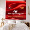 Manchester Custom Your Name Wall Decor Tapestry Art For Pet Memorial Birthdaywedding Party Backdrop Family Gift