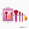 American RT Series 1997 Makeup Brush & Sponge Set: Includes Blush, Blending, Eyeshadow Brushes & Beauty Sponge, Exclusive for Foreign Trade.