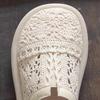 Sommerschuhe Damen Freizeit Sneaker Slip-on Ballerinas Stoff Sandalen Fischer Freizeit
