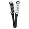 Double Sided Styling Comb Anti-Static Double Sided Brush V Shaped Clamp  Hair Straightening
