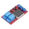 2 Channel Relay Module 24V LED Display Delay Self Locking Cycle Multifunction Timer Module for Home and Automatic Control
