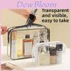 Modern Minimalist Pvc Travel Toiletry Bag With Large Capacity For Cosmetic And Bathroom Storage