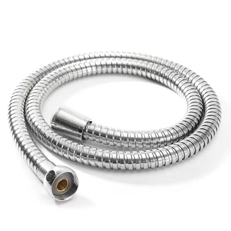 Black 1.5m/ 2m /3m G1/2 Inch High Quality Flexible Shower Hose Stainless Steel Chrome Bathroom Water Head Shower Extension Pipe