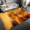 Alfombra con adornos navideños para sala de estar, decoración del hogar, sofá, mesa, alfombra para superficie grande, felpudo de entrada para dormitorio, alfombra antideslizante para Baño