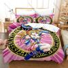 Yu Gi Oh Bedding Set 3Pcs 3D Printed Kpop Duvet Cover & Pillowcases Soft Microfiber Bed Set for Fans Bedroom Decor