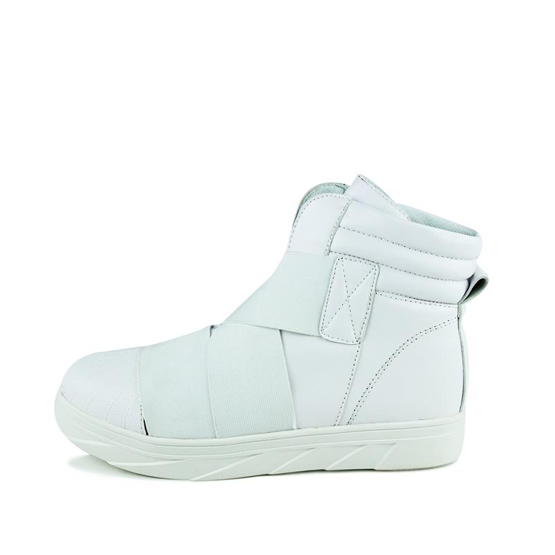 

Черные британские ботильоны мужские осень и зима высокие мужские кожаные туфли уличные скейтбордические кроссовки мужские хип-хоп обувь красные 39 белый