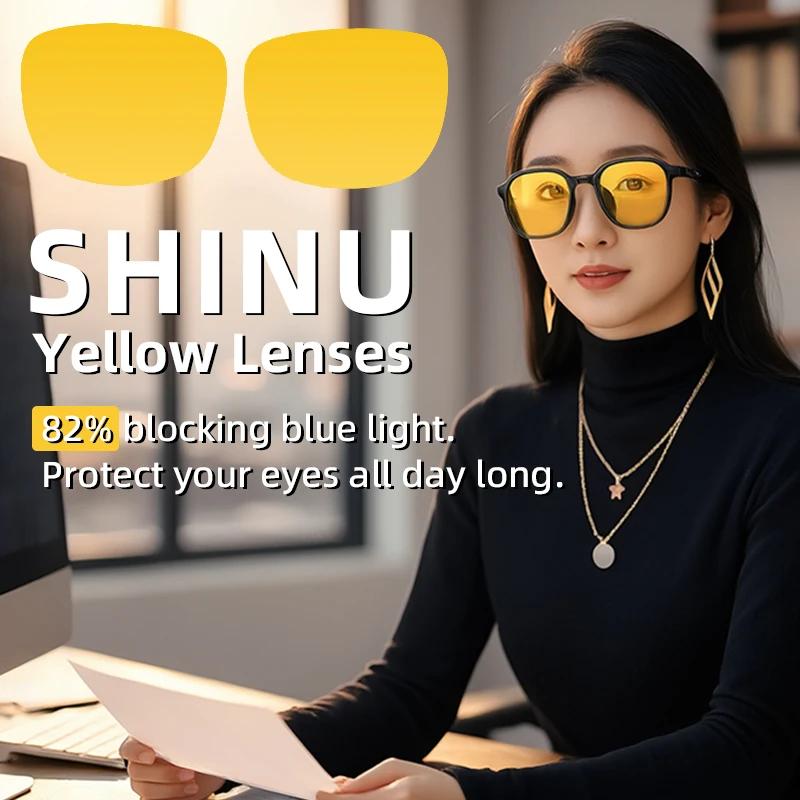 Myopia Glasses for Fishing Night Driving Blue Light Blocking Computer Sunglasses for Men