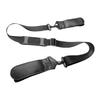 Adjustable Leather Ski and Snowboard Bindings with Hand-Held Straps