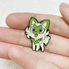 Sprigatito Anime Lapel Pins Backpack Jeans Enamel Brooch Pin Women Fashion Jewelry Gifts Kawaii Elf Cartoon Badges