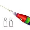 15Pcs Stainless Steel Fast Lock Clip High Strength Fishing Swivels Connectors Quickly Change Lures Clip Easy To Use
