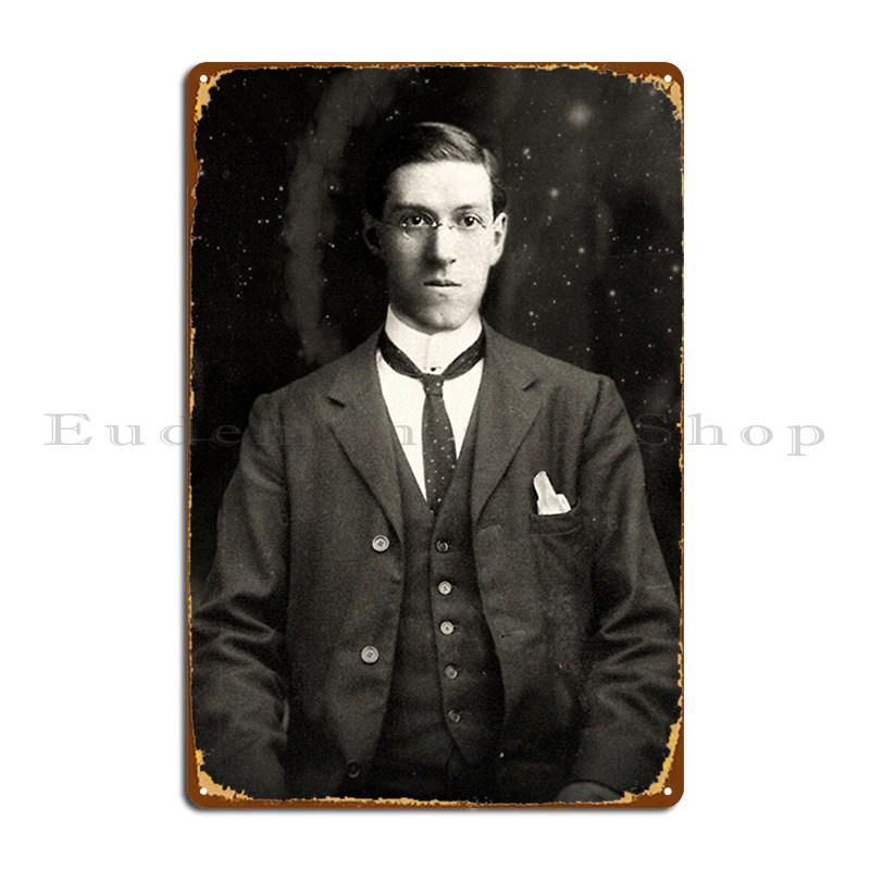 H P Lovecraft Morticiadredful Metal Plaque Poster Funny Home Club Design Pub Tin Sign Poster 20X30CM