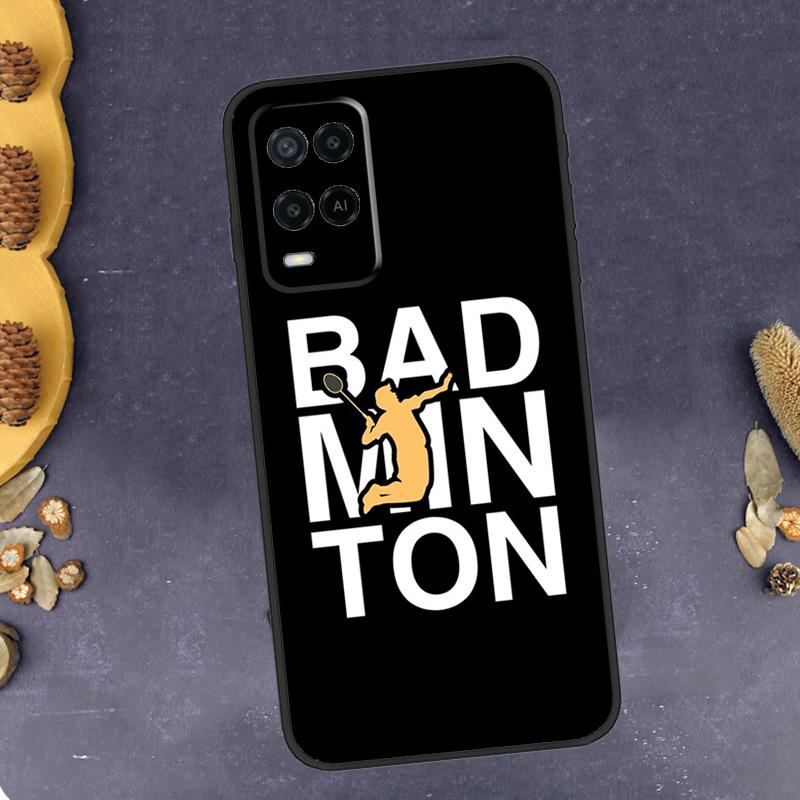 Badminton Sport Phone Case For Oppo A94 A74 A54 A15 A18 A38 A58 A78 A98 A40 A60 A80 A16 A76 A96 A57S A17 A77
