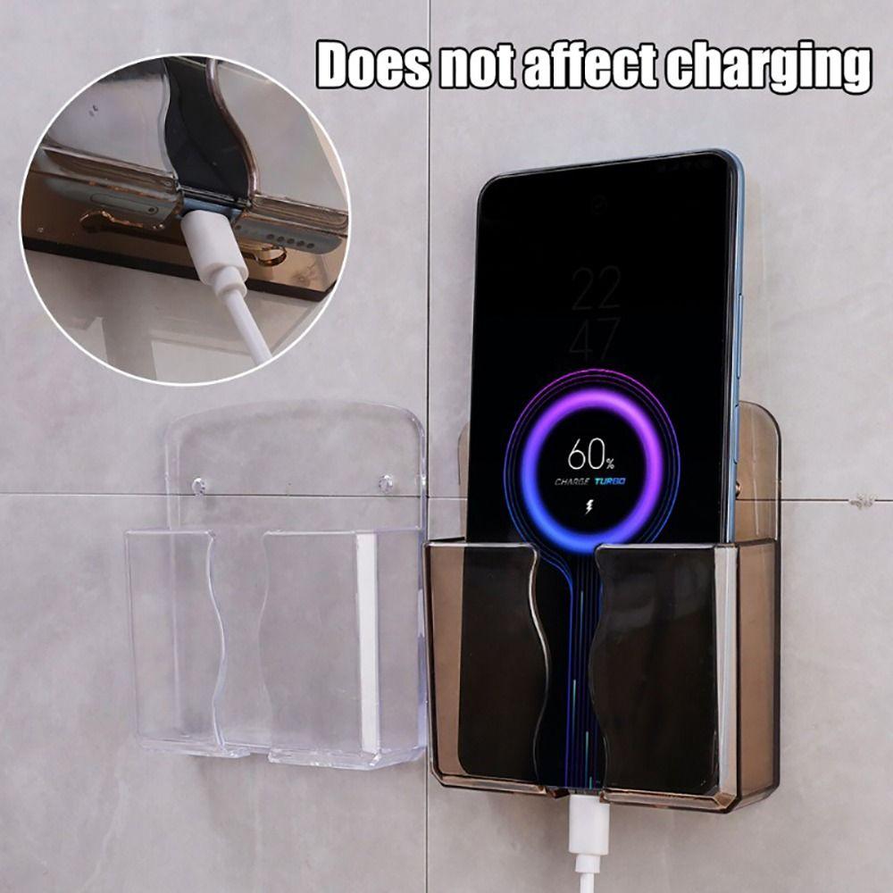 1Pcs Hanging Stand Air Conditioner Remote Holder Wall Mounted Phone Charging Bracket