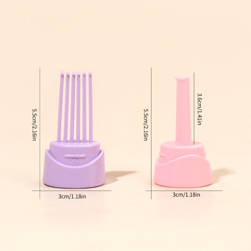 Creative Mini Hair Brush Cleaners Combs Cleaning Tool for Easy Comb Cleaning and Hair Removal Reusable Hair Comb Cleaner