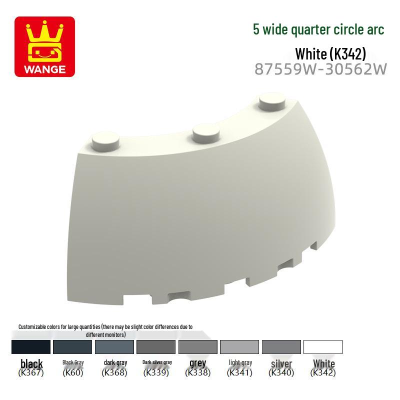 Wange High Arc Compatible Building Blocks Set - Model 48092W/87559W 100g