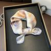2024 New Hangzhou Silk Small Square Scarf Women's Spring Summer Korean Version Versatile Mulberry Silk Scarf Decorative Scarf