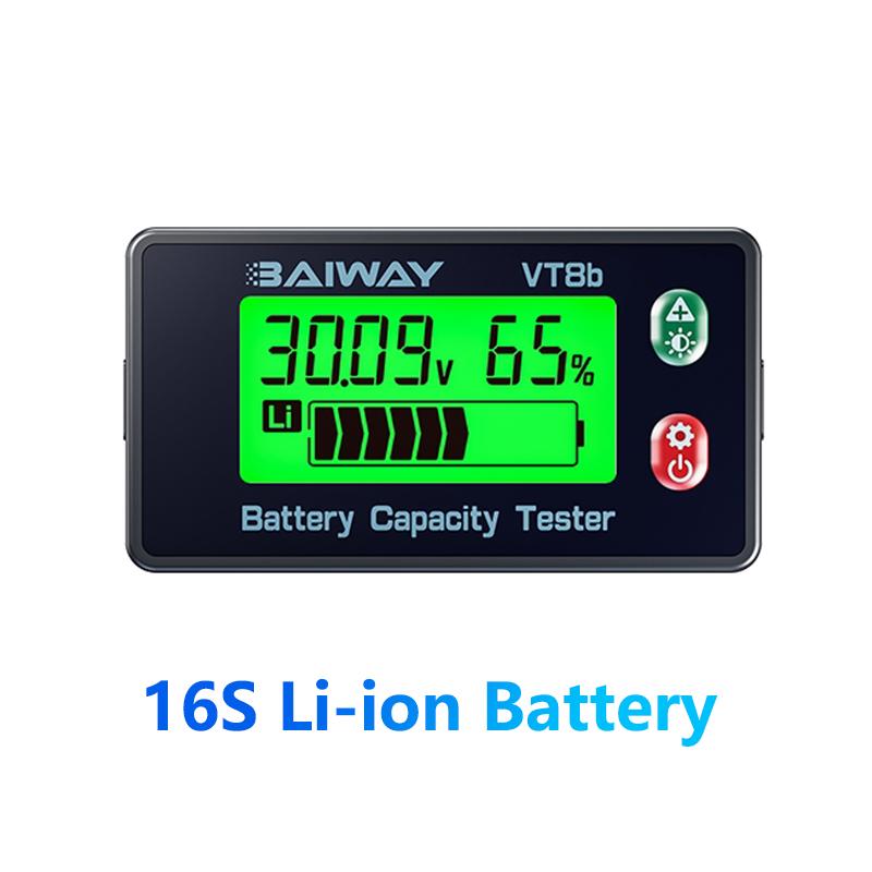 

Dc 8-120V Lcd Digital Voltage Meter Battery Level Indicator Universal Battery Electric Vehicle Battery Gauge A15