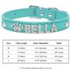 Personlig Små Hunder Chihuahua Halsbånd Bling Rhinestone Hundehalsbånd Gratis Egendefinert Kjæledyr Hunder Katter Navneanheng Kjæledyrtilbehør