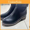 Stylish And Comfortable Women's Martin Boots With Decorative Buckle For Fall And Winter