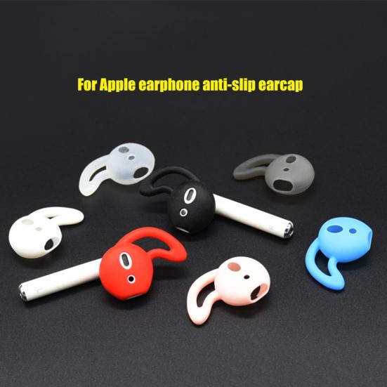 1 Pair Silicone Anti-drop Ear Hook Protector Cover Case for AirPods 1/2 for Ear-pods