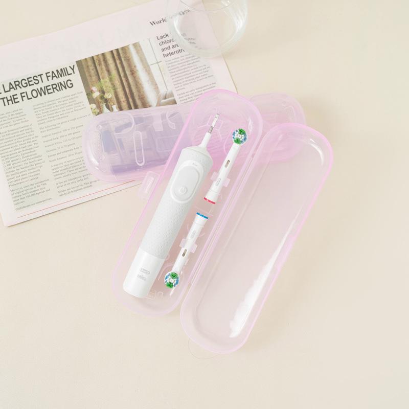 Glossy Purple Universal Electric Toothbrush Travel Case