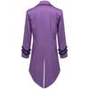 Completo Gotico Sartoriale Set Costume Cosplay di Halloween Vampiro Vintage Finto Due Pezzi Feste a Tema