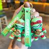 Ninja Turtle Keychain Figurine PVC Key Ring Bag 1st Generation Turtle Keychain Y2k Fashion Toys Anime Cartoon Kawaii Cute