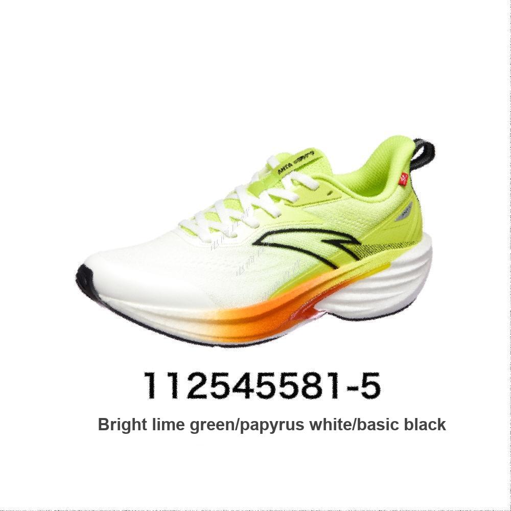 Anta Mach 3 Men Running Shoes White Black Blue 112545581-5