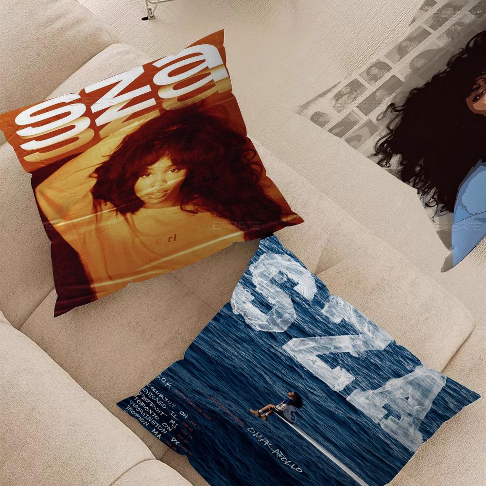 S-SZA GIRL Personalized Pillow Cover Kids Bedroom Wild Party Decor Pillowcase Kid Birthday Shower Gift
