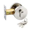 Hide Designs Single Cylinder Deadbolts Sturdy Stainless Steel Lock for 35 50mm Front and Interior Door Key Included