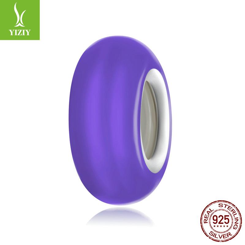 Mini 925 Silver Silicone Bracelet Positioning Beads Pendant Diy With Fun Bracelet Accessories