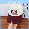 Streetwear Baseball Cap With Embroidered Letters For Men And Women Summer Sun Protection
