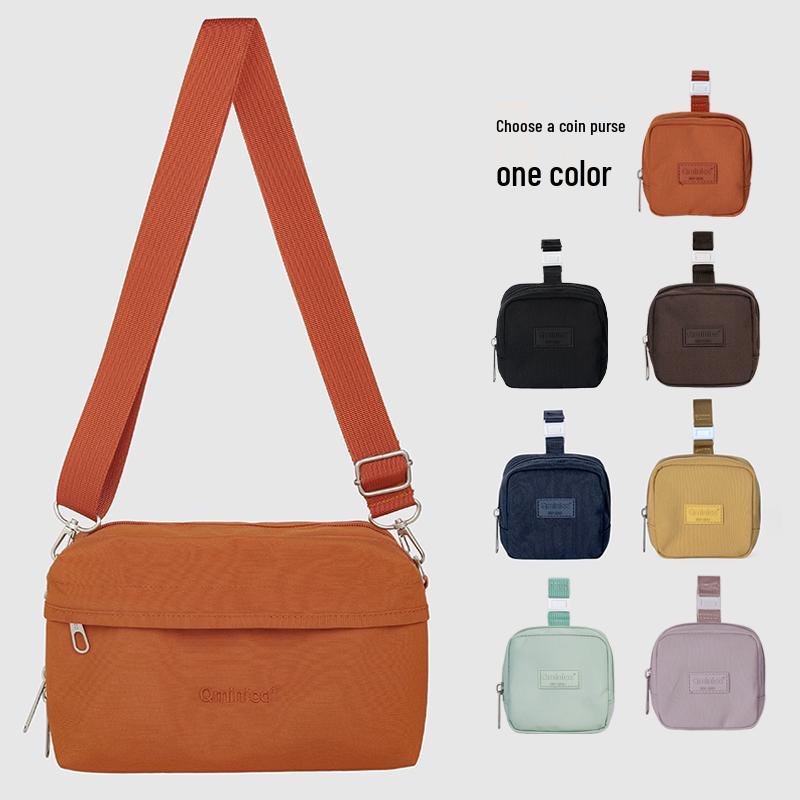 Black Waterproof Multifunctional Travel Passport Chest Bag - Portable, Large Capacity Crossbody Stroller Bag