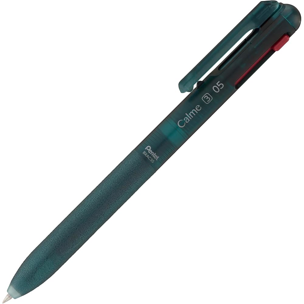 Pentel 3 Color Ballpoint Pen Limited Calme Calme 0.5mm Sea Blue BXAC35L3
