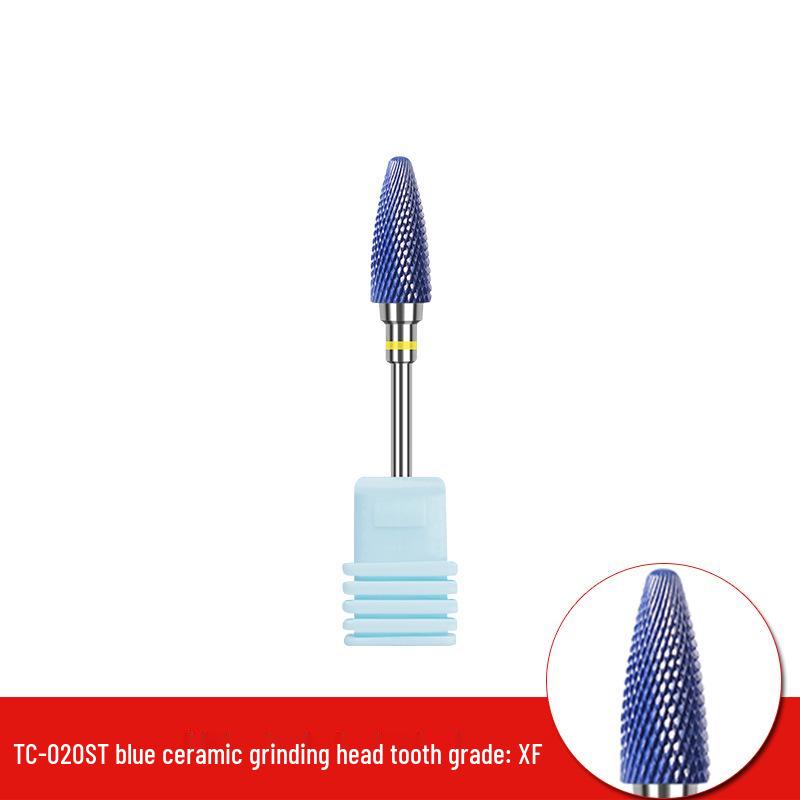 Single Bullet-Shaped Ceramic Nail Grinding Head 2.35
