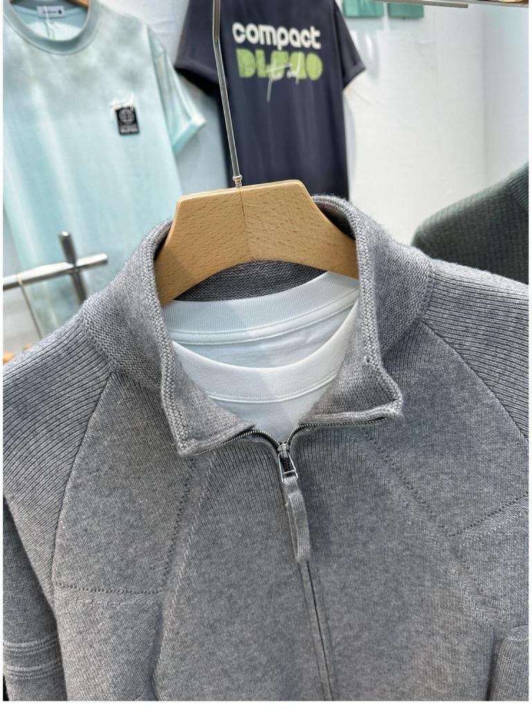 Men's Trendy Winter Cardigan Zipper Knitwear Sweater - High-End Casual Pullover