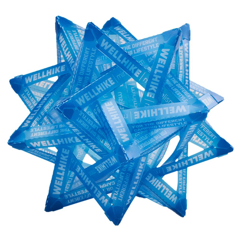 

Износостойкий абажур для уличного фонаря «сделай сам», декоративный абажур для палатки для кемпинга на открытом воздухе синий