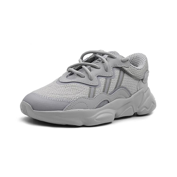 adidas Originals Ozweego Cushioning, Wear Resistant Low Top Kids Lifestyle Shoes Gray Children Aged 3 7 Years Old GX1645