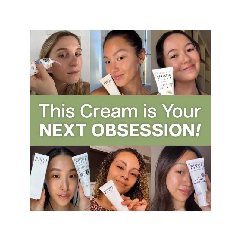 Rovectin Calming Lotus Water Cream 60ml/Lightweight Moisturizer Face Cream For Oily, Combination Skin | 75% Lotus Water Extract For Skin Purifying