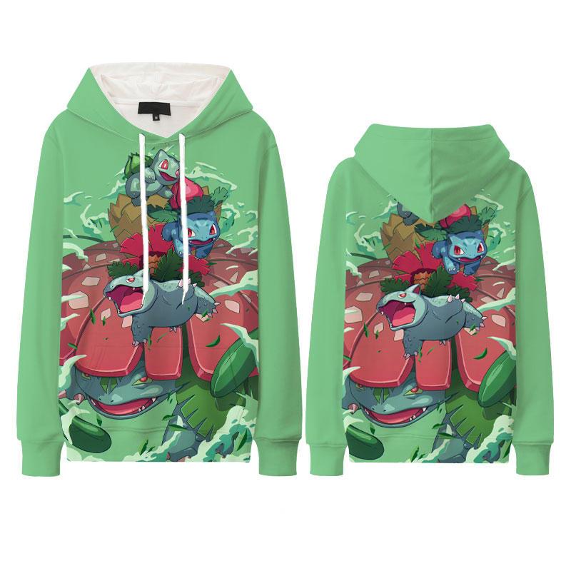 Potdemiel Dame Hettegenser Pokémon Pikachu Tegneserie Hettegensere 3d Trykk Genser Trendy Dame Streetwear Klær For Vår Høst Topper